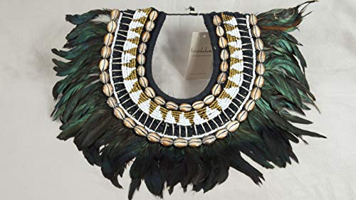 bokke Home de Decor Muelle de Conchas Collar Amazonas Color Black