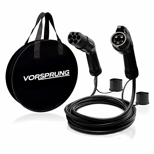 VORSPRUNG® Câble de charge rapide EV de type 1 uniquement, 8 mètres, câble de charge de voiture avec technologie de charge rapide, câble de charge rapide pour véhicule électrique (8 m) Cover