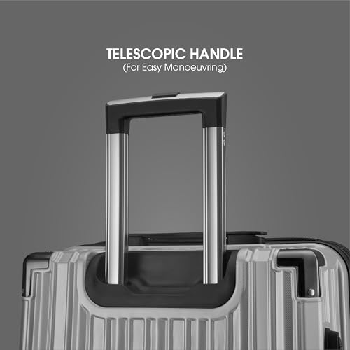 Image of Maleta Nova Cabin Trolley Bag | 55 cms, 8 Spinner Wheels | Lightweight Luggage,Expandable|TSA Lock | Trolley Bags for Travel | Suitcase for Travel | Bags for Travelling (Grey, Cabin-Small)