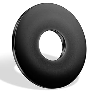 Jeboler 25 Stück M4 Schwarz Flachscheiben