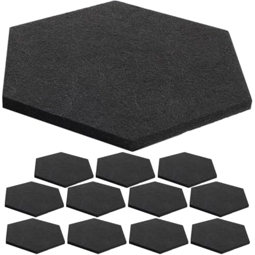 Panneaux muraux acoustiques hexagonaux pour éliminer les ondes stationnaires du home cinéma