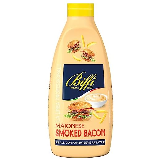 Biffi Smoked Bacon-Mayonnaise - Geschmack: Räucherspeck - 800 g Flasche