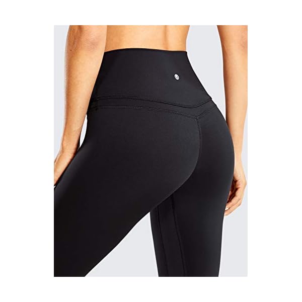 CRZ-YOGA-Womens-Naked-Feeling-Workout-Leggings-25-Inches-78-High-Waist-Yoga-Tight-Pants CRZ YOGA Womens Naked Feeling Workout 7/8 Yoga Leggings - 25 Inches High Waist Tight Pants Black Medium