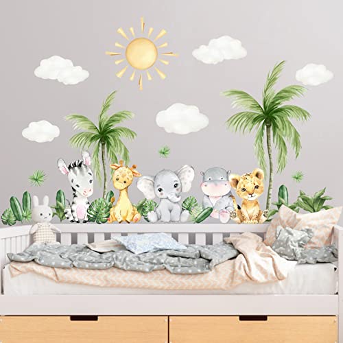 Vinilo Decorativo Safari Animal para Pared 39.3x15.7 in miniatura 2