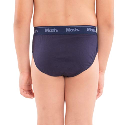 Kit 2 Cuecas Slip Alg Infantil El Bord, Mash, Menino, Azul Marinho/Vermelho, G