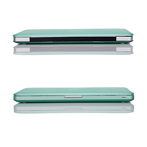 Ruban Case Compatible With Macbook Pro 13 Inch 2012 2011 2010 2009 Release A1278, Plastic Hard Case Shell And Keyboard Cover For Older Version Macbook Pro 13 Inch With Cd-Rom - Green #TOP3
