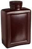 Nalgene rechteckig Flasche, Bernstein HDPE, bernsteinfarben, 12