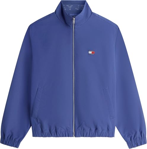 Tommy Jeans Herren Windbreaker Jacke mit Stretch-Bündchen und -Saum, Violett (Blue Storm), XL – Ansicht 6