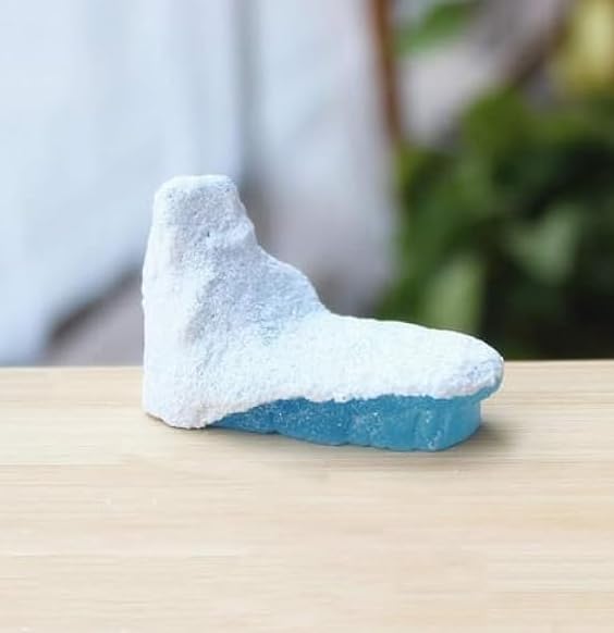 Sponsored Ad - Blue-White Iceberg Model Realistic Arctic Miniature 3D Model Polar Bear Christmas Decorations Cake Decoration Craft Home Decoration Cake and Cupcake Toppers