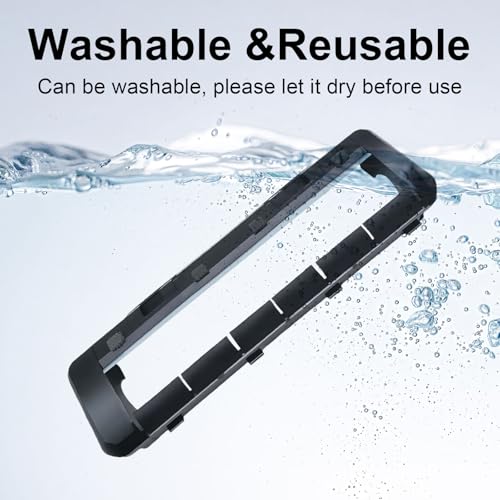 Hauptbürstenabdeckung Zubehör für Xiaomi X20+, für Dreame L40 Ultra/X40 Ultra/X30 Ultra/L10s Ultra/L20 Ultra/L10 Kehrroboter Ersatzteile, Guter Schutz und Einfache Lnstallation