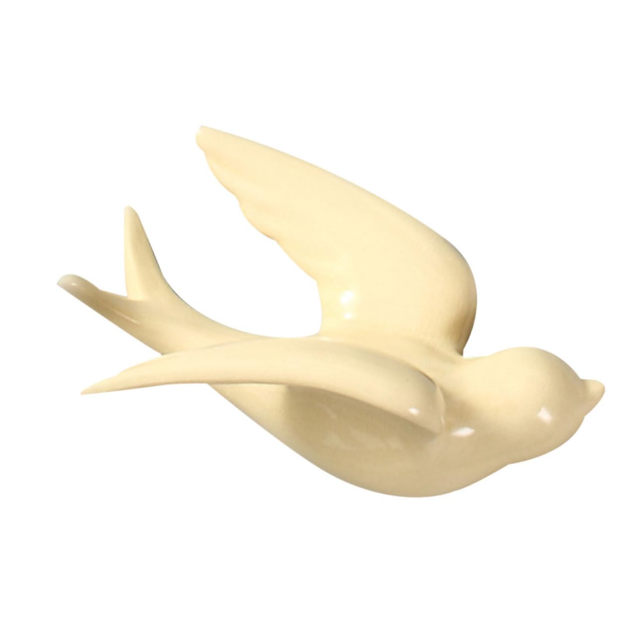 Decorazione da Parete Animale in Ceramica Stile Nordico Beige