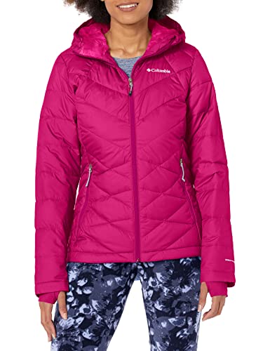 Image of Columbia Women's Omni-Heat Reflective Heavenly Hooded Hiking & Trekking Down Standard Length Jacket