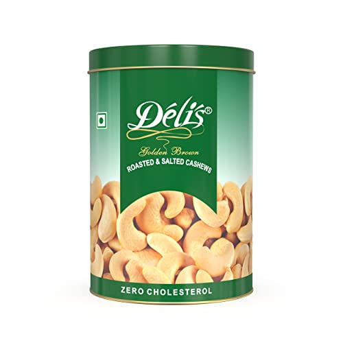 Delis Oil Roasted Golden Brown WW240 Cashews 150g | Crunchy & Premium Cashew Nuts | Roasted in Groundnut Oil | Nitrogen Flushed | No Added Preservatives