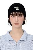 [VARZAR] Leaf VZ Logo Washed Beanie Black