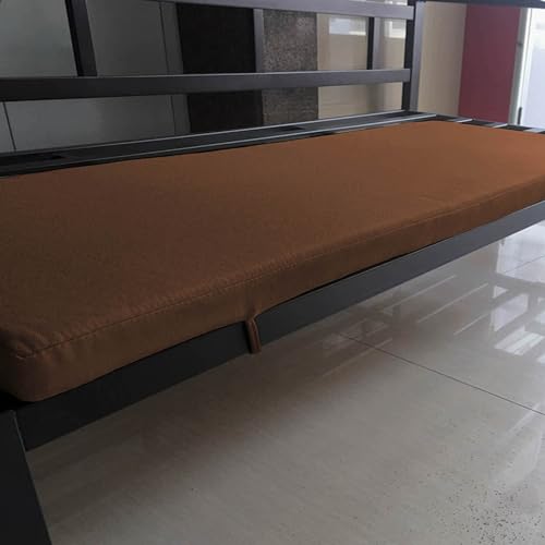 Coussin de banc de jardin marron pour aménager votre terrasse de 2 ou 3 places