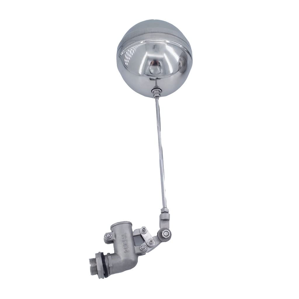 Válvula de bola flotador para depósito de agua, Válvula de flotador for tanque de agua fría y caliente, controlador de nivel de agua de alta temperatura, válvulas de inodoro de acero inoxidable SS(L T