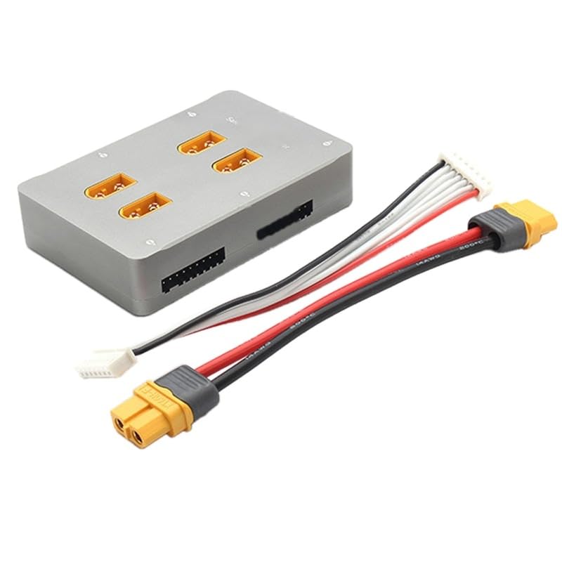 ISDT PC-4860 1-8S Bezpieczna płyta równoległa XT60 CNC równoległa płyta ładująca do jednostek ładujących do samolotu RC FPV Drone