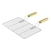 BBQ Grillrost eckig 54 x 34 cm mit Handgriffen für Gas- & Kugelgrill