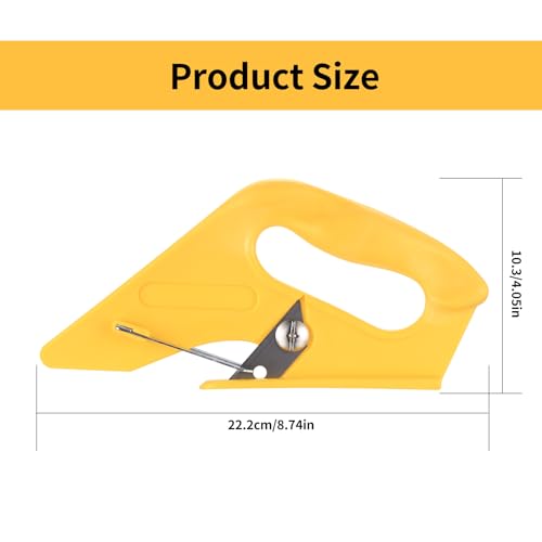 Universal Heavy Duty Carpet Cutter With Sprung Arms and Plastic Moulded Handle for Cutting Fabrics, Vinyl - Quick Blade Change Tool 2 Universal Heavy Duty Carpet Cutter With Sprung Arms and Plastic Moulded Handle for Cutting Fabrics, Vinyl - Quick Blade Change Tool - Image 2