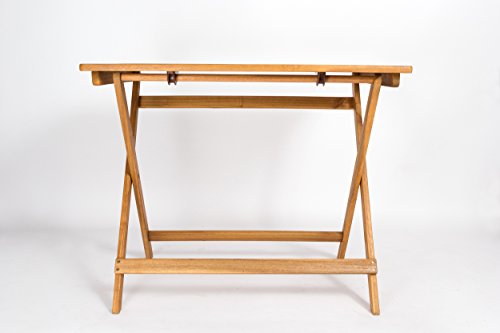 SAM Akazien-Holz Massiv Gartentisch 80x60 cm, für Ihren Balkon, Terrasse oder Garten – Bild 4