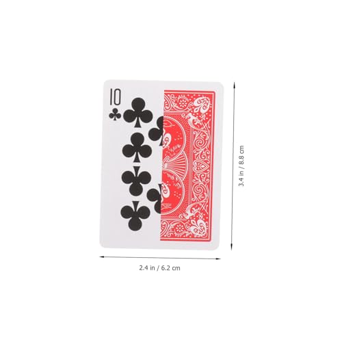 TOYANDONA 4stücke Teiliges Pokerkarten Professionelle Spielkarten Für Tricks Und Partyspiele Langlebig Für Zuhause Und Unterwegs – Bild 5
