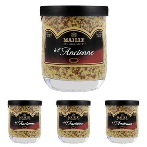 Maille Moutarde à l'Ancienne Verrine 160g (Lot de 4)