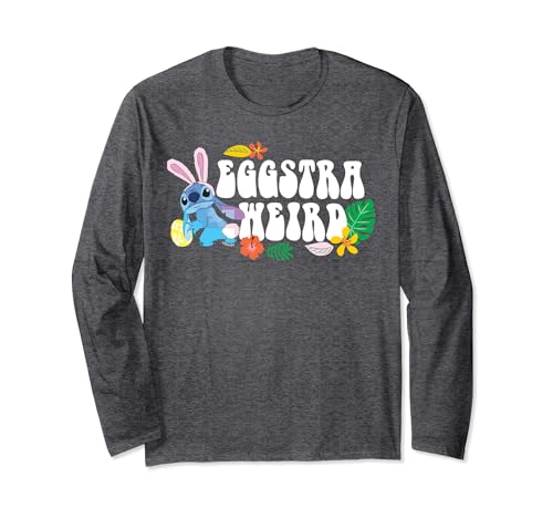 T-shirt manches longues Stitch pour enfant habit de Pâques confortable