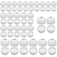 IANFAN 60 Stück Silikon Ersatz Ohrstöpsel, Weiche Silikon-OhrstöPsel Kopfhörer Gummiaufsatz Kompatibel mit den meisten in-Ear Kopfhörer (3 Größen)