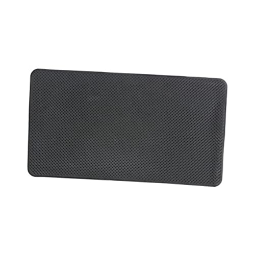 ULDIGI Non Slip Car Dashboard Pad Skid Mat for Phone Wallet Sunglasses Washable Removable Organizer for Safe Item Placement Vehicles Black