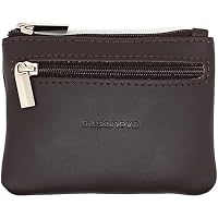 Monedero de Piel con 3 Cremalleras - Unisex - Hecho a Mano -