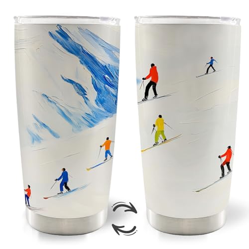 MOTERMATE Skiing Travel Coffee Tumbler
