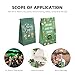 DOITOOL St Patrick's Day Candy Decorative Paper Bags Set 12pcs with Seal Stickers for Party Treats and Cookie Storage