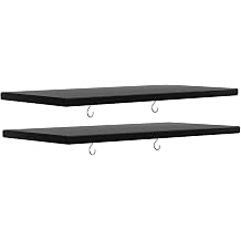 KINYING Plastic Shelving for 37 Cu.ft Horizontal Shed and 57 Cu.ft Vertical Shed, 25.5 in * 13 Per Piece,2 Pack in One Package, Easy Assembly