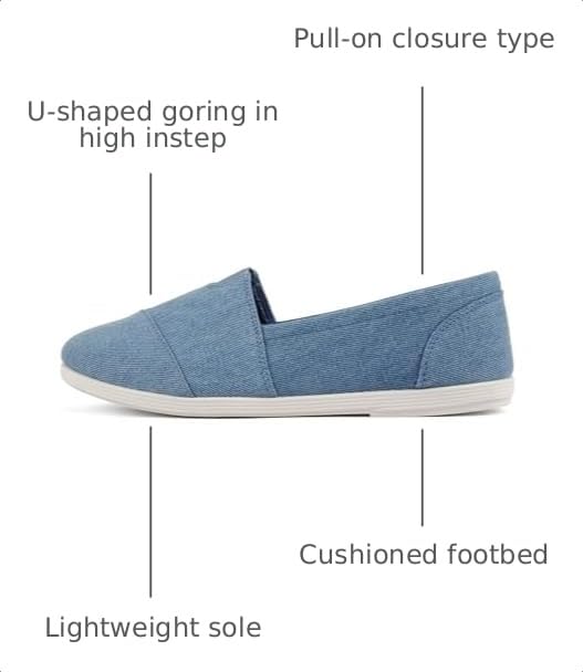 Image of Soda Shoes Women's Obji Round Toe Casual Flat with Padded Insole