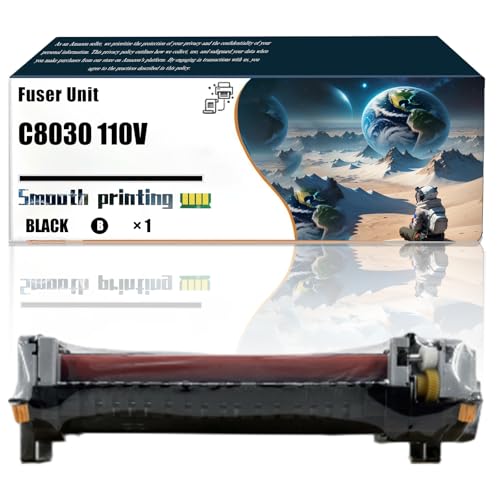 Replacement Parts Fuser Unit C8030 110V Compatible with Xerox AltaLink C8030 C8035 Printers, Contains Chip and Clear Printing (Black)
