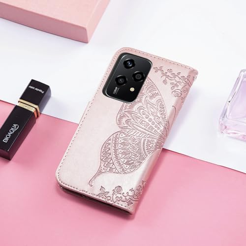 Reevermap Honor 200 Lite Case Glitter Crystal Flip PU Leather Phone Cover for Honor 200 Lite - Image 3