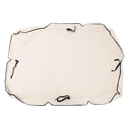 SNIIA Replacement Canopy for Swing Seat 2 & 3 Seater Sizes Hammock Seat Furniture Cover Top for Garden Outdoor Patio Chair- 195x125x15cm