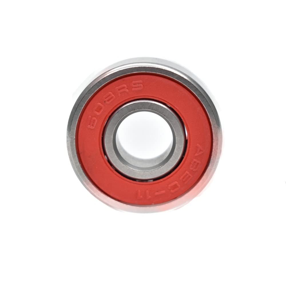 Roulements 10 pièces 608 Inline Roller Skate Roulement de Roue 608 RS 8x22x7mm Planche À Roulements à Billes pour Scooters Longboards
