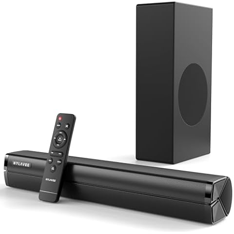 Nylavee 2.1ch Sound Bar with Subwoofer Cover