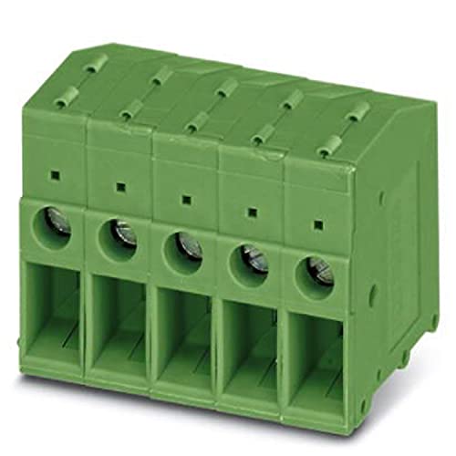 PHOENIX CONTACT FRONT 4-H-7.62 Leiterplattenklemme, 32A, 630V, 1 Potenziale, 1 Reihen, 1 Polzahl, 5mm Pinlänge, 7.62mm Rastermaß, Grün, 50 Stück