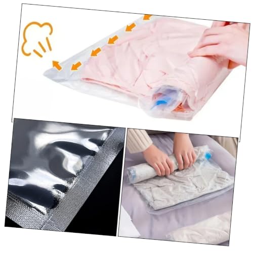 Bolsas de compresión al vacío para ropa solucionan falta de espacio 12u 3