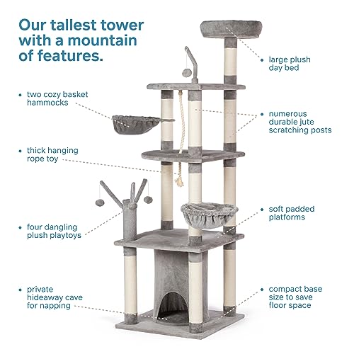 Torre para gatos Everest Mountain multi-niveles interior miniatura 3