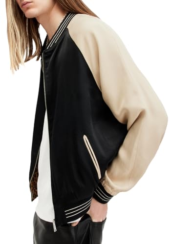 Men's Tour Reversible Leopard Print Bomber Jacket4