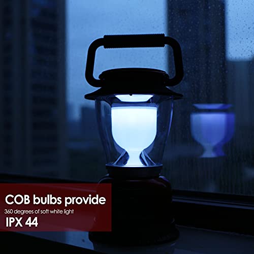 FANT.LUX LED Lantern 120LM Variable Power Retro Battery Operated Camping Light COB High Brightness for Hiking Fishing Repair and Emergency Lighting - Image 4