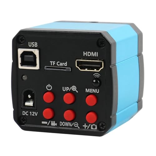 Microscope 18MP 1080P 60FPS USB Industry Video Microscope Camera Zoom C Mount Lens 56 LED Light(Camera)