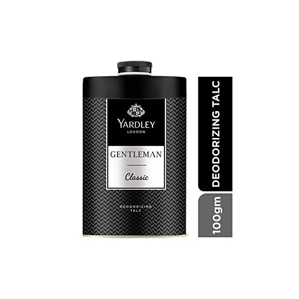 Yardley London Gentleman Deodorising Talc Talcum Powder for Men 100Gm
