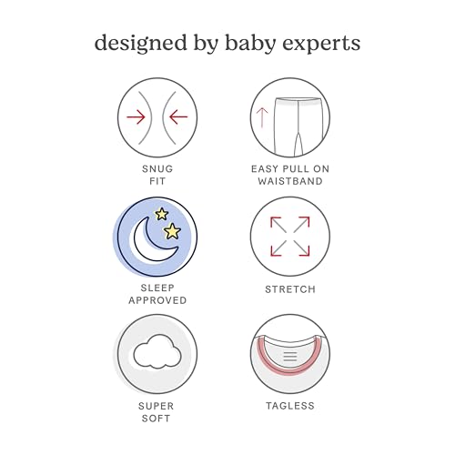 HUGGIES Unisex Baby Long Sleeve Pajama 4-Piece Set4