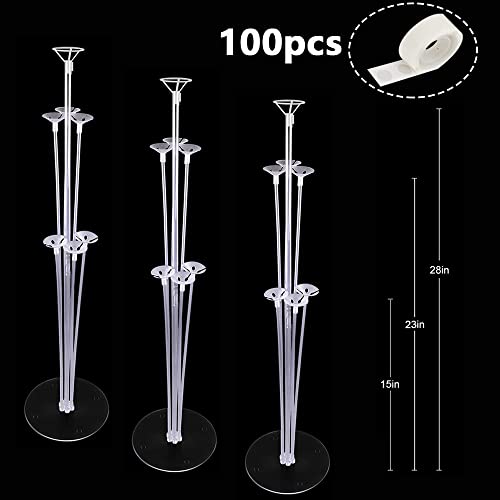 Fulugo 3 Set Balloon Stand Kit, Birthday Party Decorations And Wedding Decorations For Tables, Happy Birthday Balloons Decorations For Party And Christmas Table Decorations #TOP2