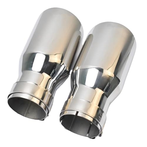 Embout d'échappement brillant en inox pour rénover un silencieux abîmé ou terne de 67 à 101mm
