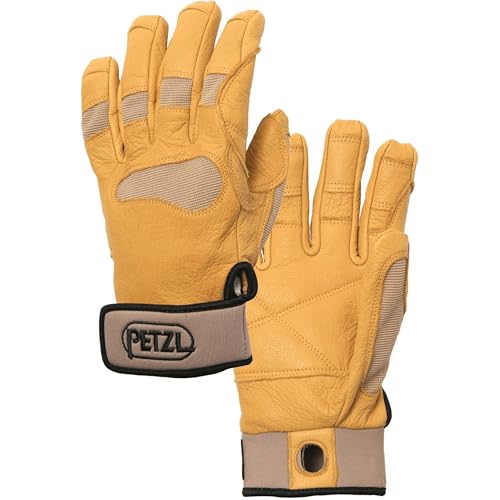 PETZL CORDEX Plus Reinforced Belay/Rappel Gloves - Beige X-Small